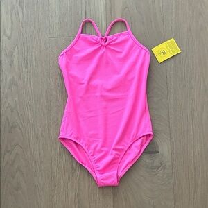 Gap Girls Pink One-Piece Swimsuit with Heart Knot Detail. Size 12 (XL). NWT.